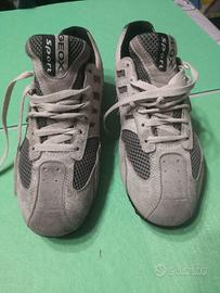Sneakers uomo Geox Snake taglia 41 grigie slip on