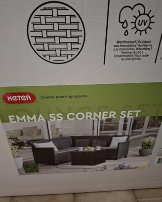 Set divano per giardino