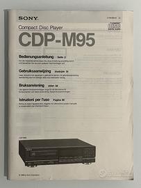Lettore CD Sony CDP-M95 - Istruzioni per l'uso