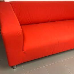 DIVANO IKEA KLIPPAN + POUF