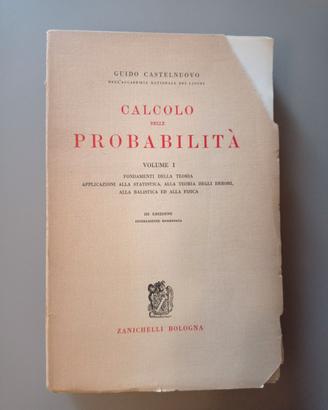 Calcolo delle probabilità - G. Castelnuovo (1967)