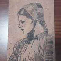 Cartolina Sardegna in sughero (anni ‘70)