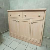 Mobile Bagno in legno Artigianale – Finitura Rosa