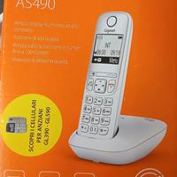 Telefono portatile cordless Gigaset AS490 bianco