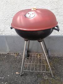 Barbecue trasportabile richiudibile a carbonella o