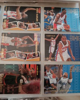 carte da collezione NBA Fleer 1995-96