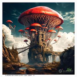 Opera di NYX "Il mondo dei funghi"