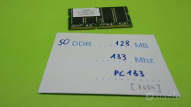 Memoria SO-DIMM 128 Mbyte 133 Mhz PC-133 PC133 per