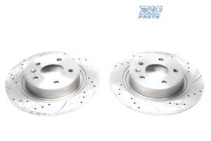 DISCHI FRENO FORATI E SCANALATI PER PEUGEOT