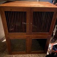 Mobile in teak