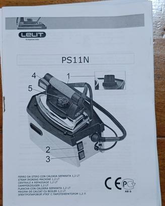 Ferro da stiro con caldaia LELIT PS11N
