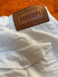 Pantaloni bianchi FERRARI