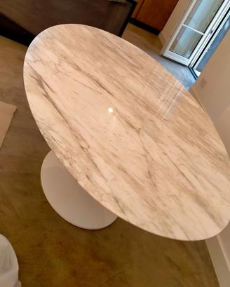 Tavolo Saarinen  ovale 199x121 calacattaoro