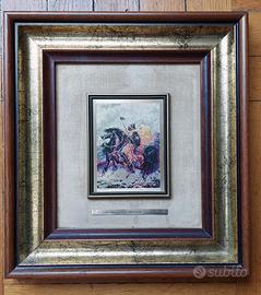Litografia argento Gonzaga Giaurro
