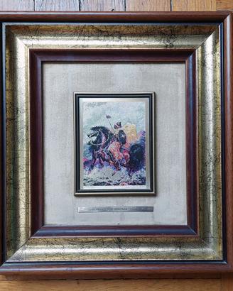 Litografia argento Gonzaga Giaurro