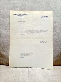 Lotto Mariano Rumor-5 Lettere Autografe