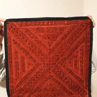 Fodera cuscino etnico rosso