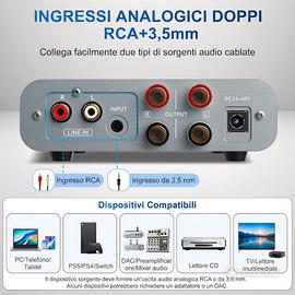 Amplificatore Desktop Stereo 2 CH Classe D Mini Am
