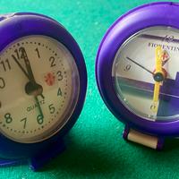 Coppia orologio sveglia Fiorentina