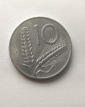 moneta 10 lire del 1954