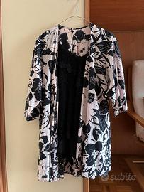 Camicia a blusa in seta e top in viscosa