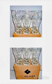 COCA-COLA 12 Bicchieri in vetro + gadget 