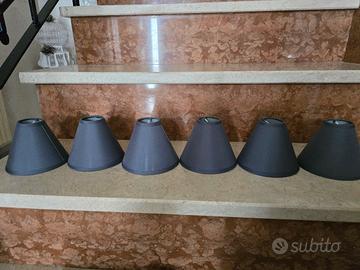 6 paralumi per lampadari o lumi