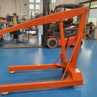 Gru idraulica LIFTER 1500Kg carrellata