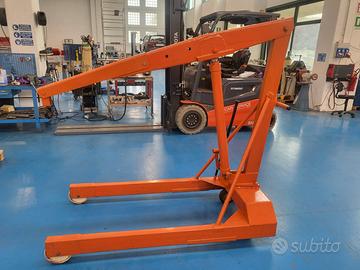 Gru idraulica LIFTER 1500Kg carrellata