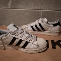 Adidas superstar bianche e nere tg. 38 