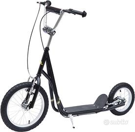 Monopattino (coppia) con manubrio e ruote grandi