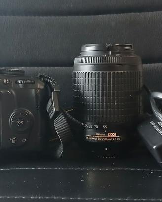 Nikon D3000 KIT COMPLETO - 2 Obiettivi (VR) + Trep