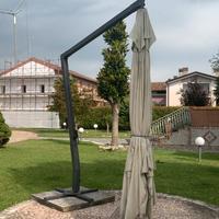 Ombrellone con piedistallo