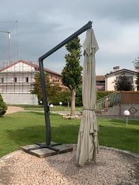 Ombrellone con piedistallo