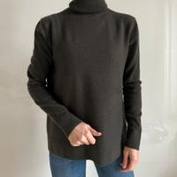 Dolcevita colore cachi 100% cashmere misura L