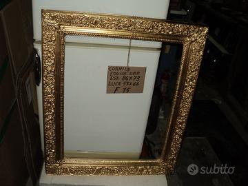 Cornice depoca foglia oro