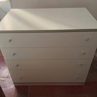 MOBILE CASSETTIERA BIANCA