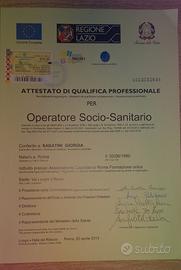 Oss operatore socio sanitario parametri vitali