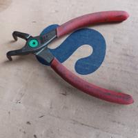 Pinza Usag a becchi piegati anelli interni n 128PN