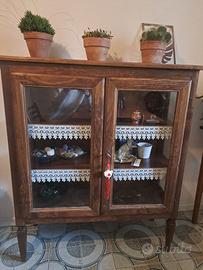Credenza Vetrina Vero legno