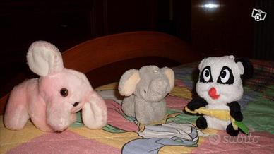 Pupazzi pelouche elefantini e koala