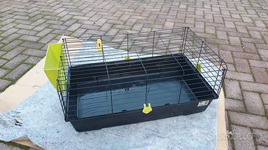 Gabbietta per conigli e porcellini d'India 