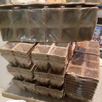 vasetti in fibra. 468 pezzi