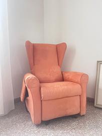 Poltrona Reclinabile Elettrica - Microfibra