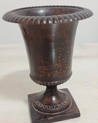 vaso in bronzo brunito inizi 900