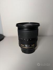 Nikon nikkor 10-24 mm f3.5-4.5 ED e polarizzatore