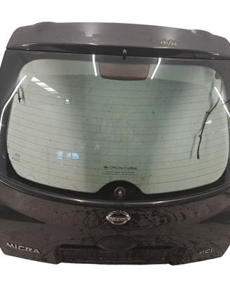 Portello posteriore nero Nissan Micra K12 del 2005