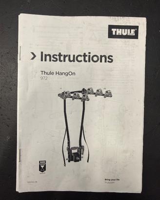 PORTABICI THULE HANGON 3 BICI