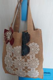 borsa tote per spiaggia o shopper 