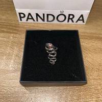 Anello Serpente con Occhi Rosa